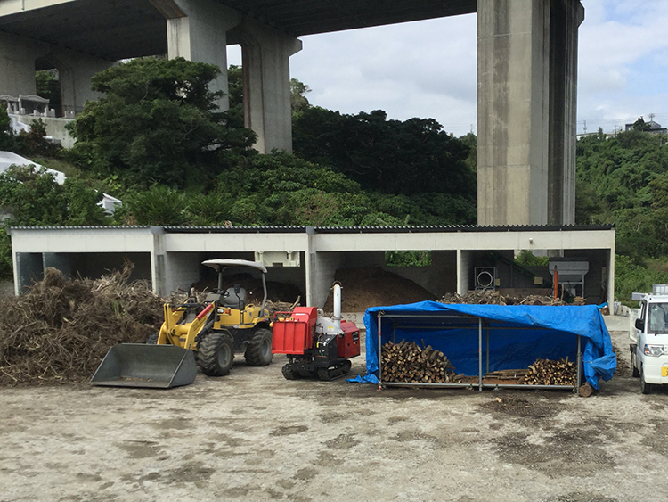 沖縄県北中城村植物資源化ヤードの運営